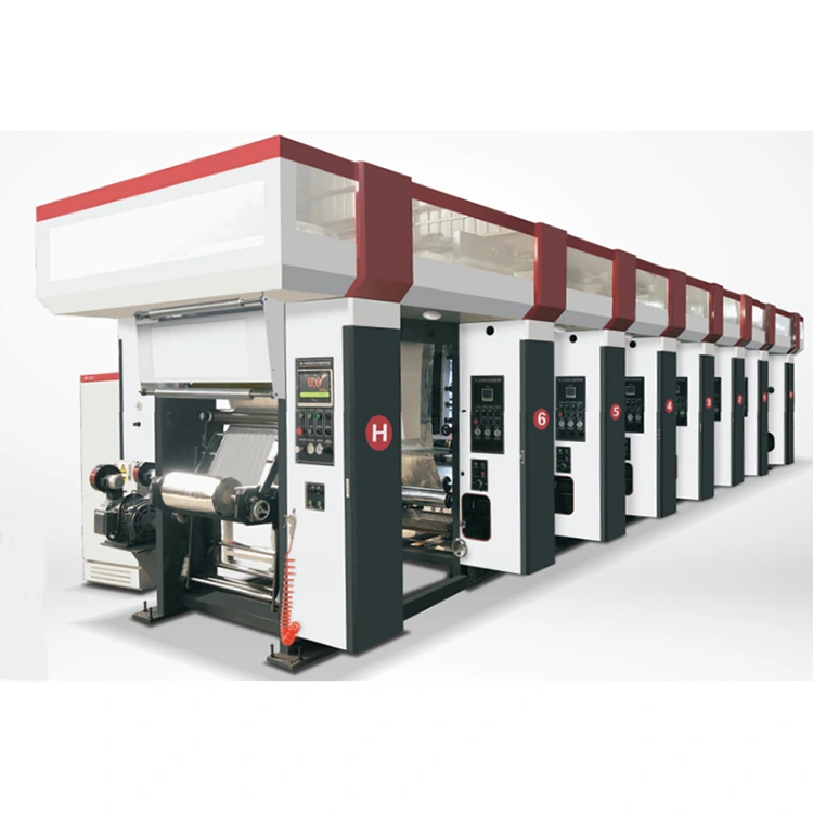 3-12 farver computerstyret automatisk dybtryksmaskine Tre vektormotor