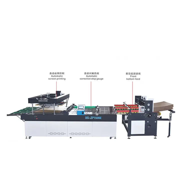 Fuldautomatisk kartontrykmaskine