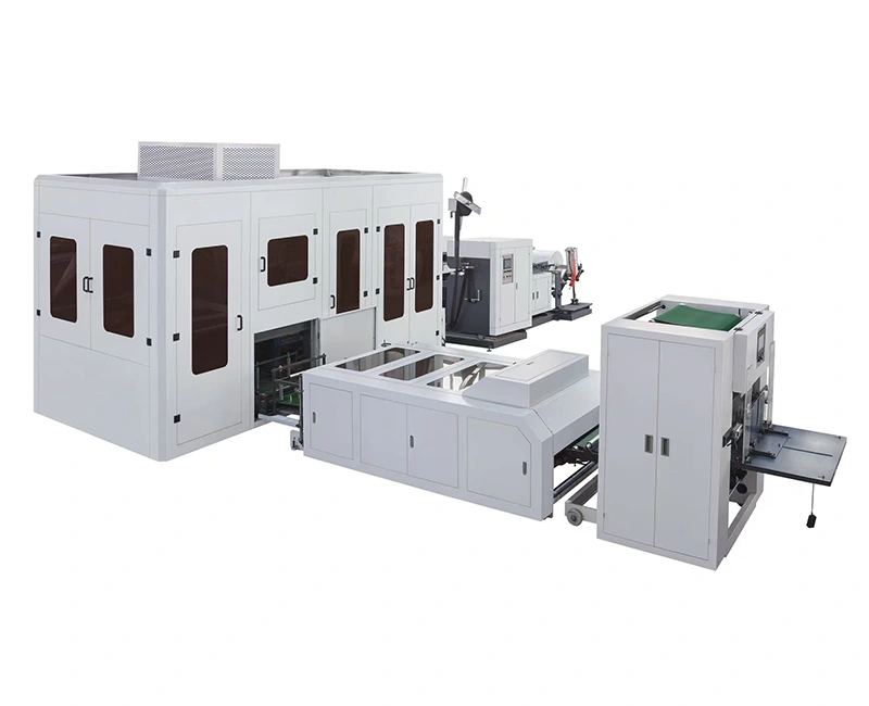 Ultralyds ikke-vævet D-Cut og Box Type Bag Making Machine